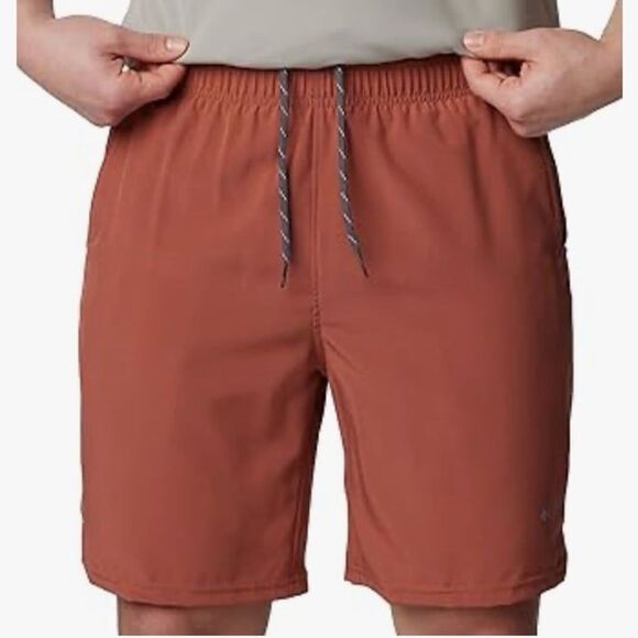 Columbia Men's Hike Brief Pull On Shorts Omni Wick Auburn Size XXL NWT - Picture 2 of 12